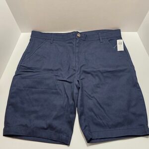 Old Navy Kids Navy Blue Bermuda Stretch Shorts Size 20 Plus Adjustable Waist